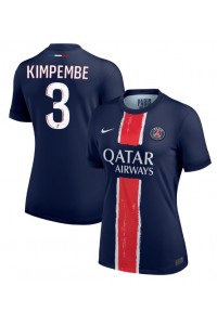 Fotbalové Dres Paris Saint-Germain Presnel Kimpembe #3 Dámské Domácí Oblečení 2024-25 Krátký Rukáv